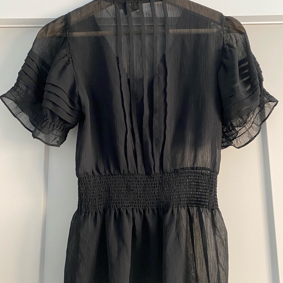 Shear black guess blouse - Picture 3 of 5